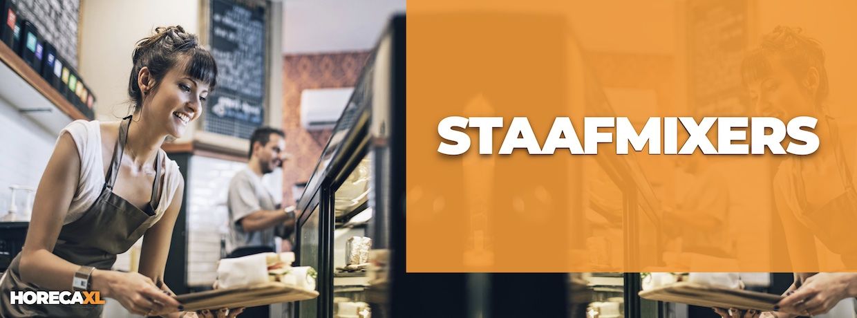 Staafmixer Kopen of Leasen? HorecaXL is dé groothandel van Nederland en België voor al uw keukenapparatuur